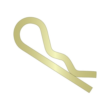 Heritage Industrial Bridge Cotter Pin, 1/8 in Dia, 1-15/16 in L, Spring Wire BPY-216